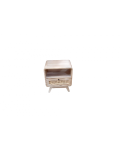 Rattan Nightstand 2 Drawers 50x45x55